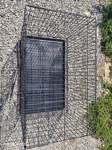 аквариум пластик: Metall qəfəs – it və ya digər ev heyvanları üçün - Material: möhkəm — 3