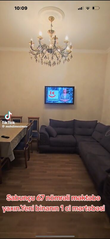 1 комнатные квартиры в баку: Поселок Сабунчи, 3 комнаты, Новостройка, м. Кероглу, 72 м²