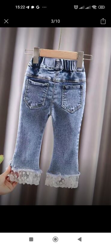 джинсы для девочек: Джинсы и брюки, Новый