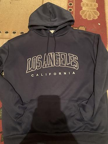 Толстовки: Толстовка с капюшоном “Los Angeles California” - Цвет: тёмно‑синий — 3