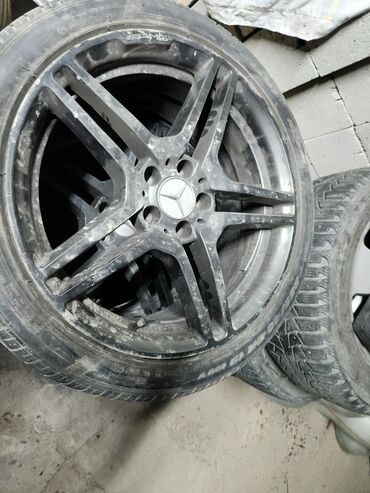 Колеса в сборе 255 / 40 / R 19, Лето, Б/у, Запаска, Легковые, Литые, отверстий - 5