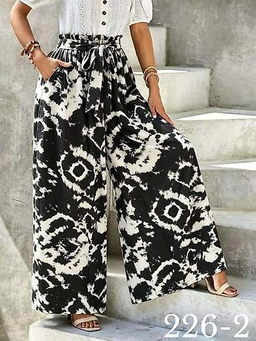 Pantalone: Pantalone za punije dame – model 226-2 - Kroj: široke nogavice — 5