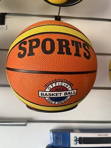 idman topları: Basketbol topu – “SPORTS” yazılı, rəsmi ölçü və çəki, No.7. - İstifadə — 1