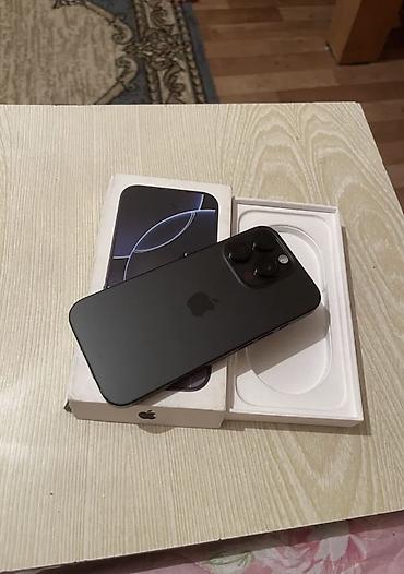 забыл: IPhone 16 Pro, Б/у, 256 ГБ, Black Titanium, Зарядное устройство, Защитное стекло, Чехол, 90 % — 1