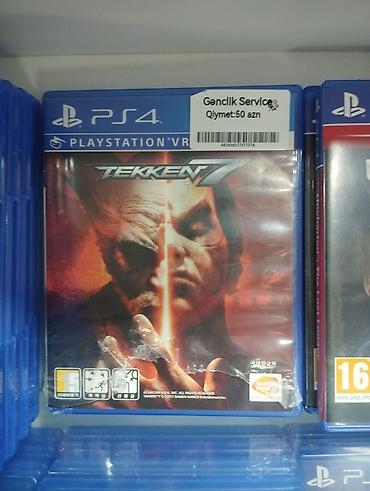 cd disk: PlayStation 4 konsolu üçün "Tekken 7" video oyunu. Oyun fiziki disk — 1