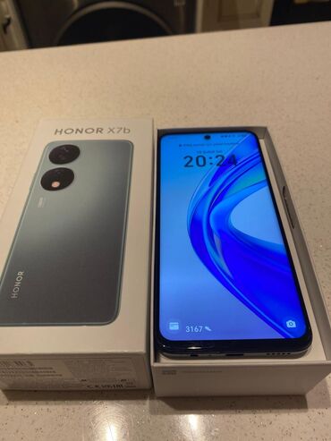 Honor: Honor X7b, 128 GB, rəng - Qara, Sensor, Barmaq izi, İki sim kartlı