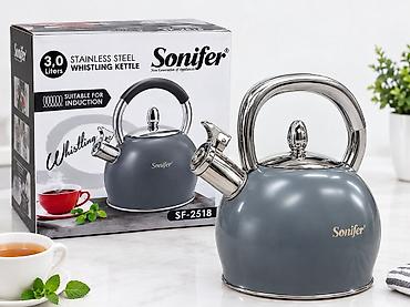 термос 1л: Чайник со свистком Sonifer SF‑2518 - Объем: 3,0 л - Материал — 1
