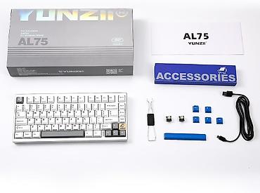 i7 6700: Клавиатура, Yunzii, Механическая, Bluetooth подключение, Размер: 75% — 4
