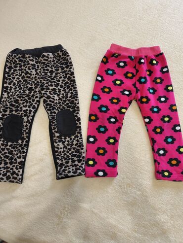 молнии для спорт костюм: Джинсы и брюки, цвет - Розовый, Б/у