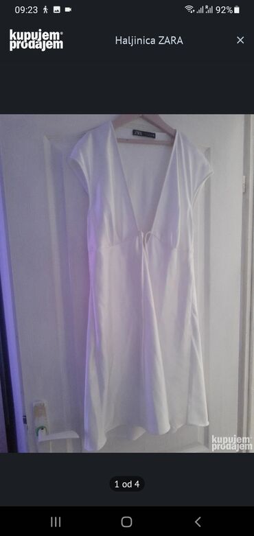 lepo stoj: Zara L (EU 40), color - White, Other style, Other sleeves