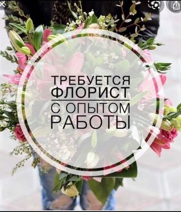работа в бишкеке официант 17 лет: Ищем флориста с опытом работы для создания уникальных букетов и