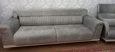 mebel destleri ve qiymetleri: Новый, Диван, Журнальный стол, 2 кресла, Диван, Без подьемного механизма, Нераскладной