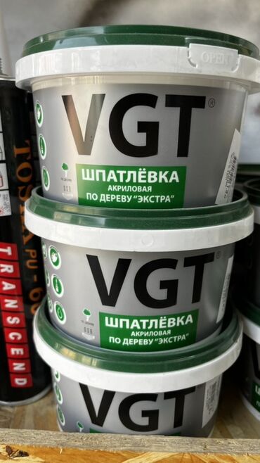 лак для брусчатки: Акриловая шпатлёвка VGT «Экстра» по дереву в пластиковой банке
