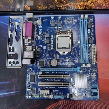 Материнские платы: Материнская плата, Новый, Gigabyte, LGA1155, Для ПК