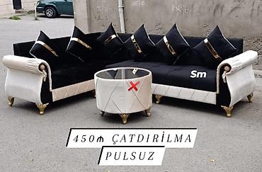 tək divan satışı: L formalı künc divan dəsti, klassik və zövqlü dizaynla təqdim olunur — 5