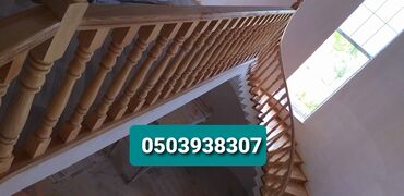 Pilləkən məhəccərləri: Taxta pilləkənlərin hazırlaması.Sərfəli qiymətdə.Zəmanət var! — 3