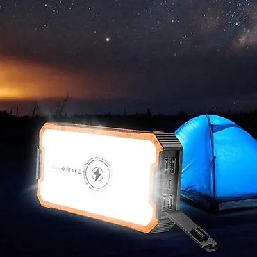 yettel ruter internet: Solarni power bank 20000 mAh sa bežičnim punjenjem i LED svetlom - — 6