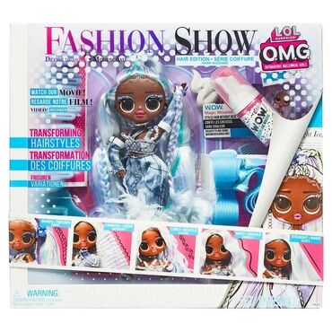 Другие товары для детей: LOL Surprise OMG – Fashion Show Hair Edition kuklası (Lady Braids)