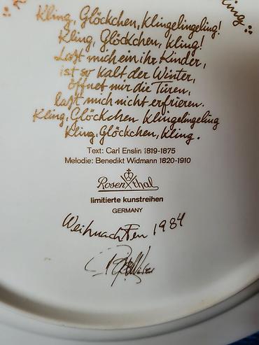 Ostali antikviteti: Tanjir nov Rosenthal za na zid 1984gid.Bjorn Winblad. Kolekcionarski — 15