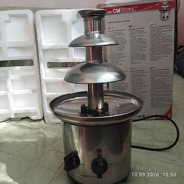 table fan: Шоколадный фонтан Clatronic SKB 3248 - Материал корпуса и башни — 3