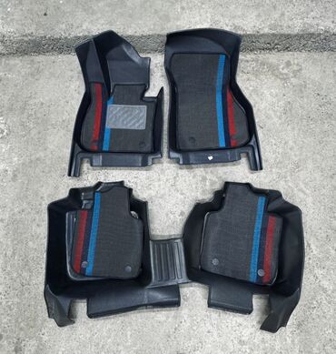изготовление наклеек на заказ: 3D Резина Төшөмөлдөр Салон үчүн BMW, түсү - Кара