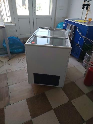 Soyuducu avadanlığı: Sürüşən şüşə qapaqlı vitrin tipli dondurucu. Ağ rəngli korpusa — 3