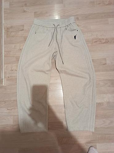 polo assn: Bol kəsim Şalvar, U.S. Polo Assn, 2XL, rəng - Ağ — 1