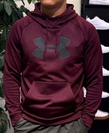 семейные одежды: Мужская толстовка, XL (EU 42), Under Armour, Новый, цвет - Красный