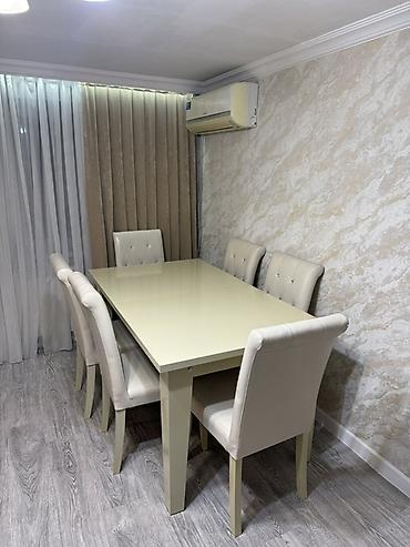 istolar: 6 nəfərlik yemək otağı dəsti - Komplekt: 1 masa + 6 stul - Rəng — 3