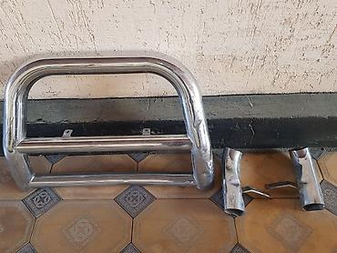 Тюнинг: Передний силовой кенгурятник (bull bar) из полированной нержавеющей — 1