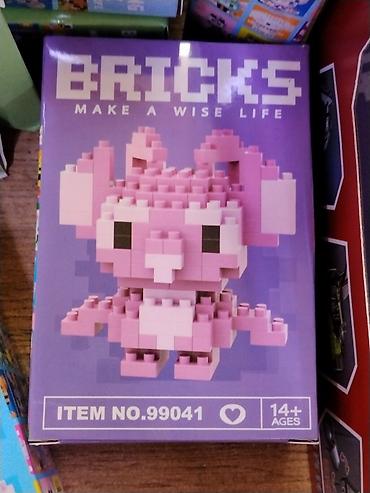 Конструктор BRICKS «Make a Wise Life» — розовый персонаж из