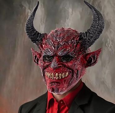 prakat kostyum: Qorxulu maskalar 👹 Hər növ maskalar mövcuddur 🎭 İnsan maskası, üz — 10