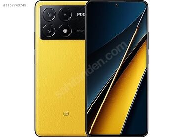 телефон xs max: Poco X6 Pro 5G, Новый, 256 ГБ, цвет - Желтый, 2 SIM