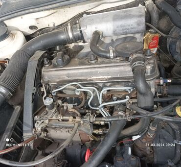 Двигатели, моторы и ГБЦ: Дизельный мотор Volkswagen 1993 г., 1.9 л, Германия
