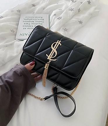 сен лоран: Классическая сумка, Saint Laurent, Китай, Материал: Экокожа, Стеганая модель, Женские, Новый — 1