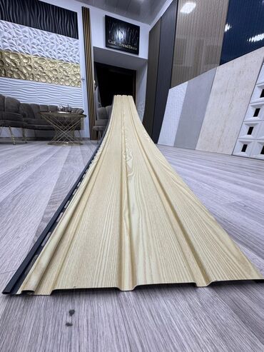 İnformatika: Taxta teksturalı dekorativ fasad/Divar panelləri - Material: PVC