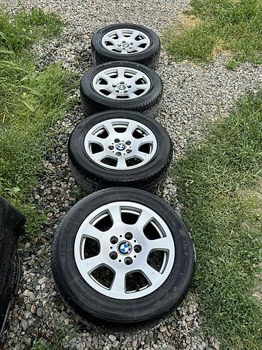 Транспорт: Комплект из 4 оригинальных литых дисков BMW с шинами. Характеристики — 3