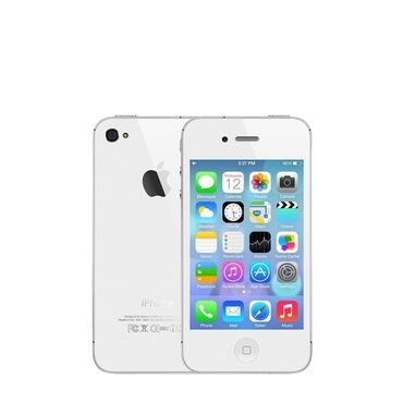 ми рад 5: IPhone 4, Б/у, < 16 ГБ, Белый, Зарядное устройство, Чехол, Кабель, 100 %