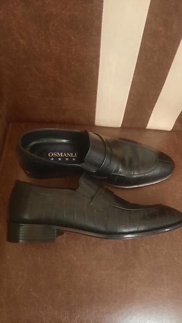 Туфли: Osmanlı brendinin kişi loaferləri - Rəng: qara - Model: klassik — 4