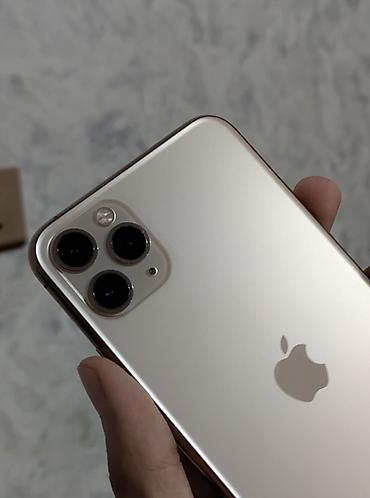 iphone cs: IPhone 11 Pro Max, 64 GB, Qızılı, Face ID — 3