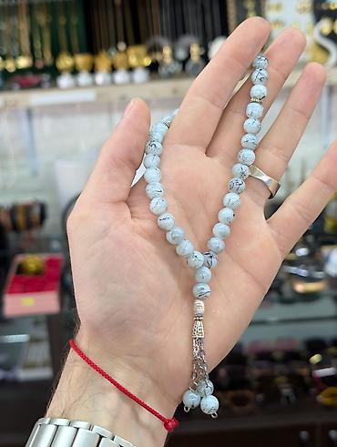 Bijuteriya: Məhsul: Təsbeh kolleksiyası - Material: Şüşə və daş görünüşlü — 8