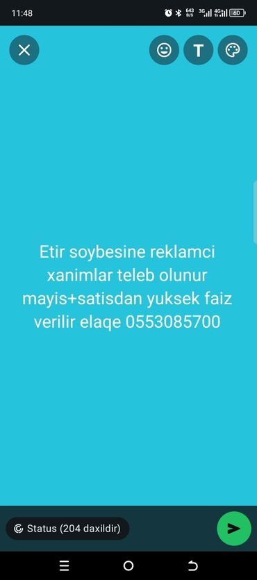 rusiyada kababci teleb olunur: Satış məsləhətçisi tələb olunur, Yalnız qadınlar üçün, İstənilən yaş, Təcrübəsiz, Gündəlik ödəniş