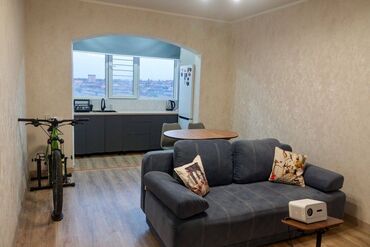 сдаю 1ком квартиру: 1 комната, 46 м², Индивидуалка, 9 этаж, Косметический ремонт
