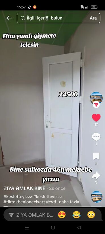квартира берилет арча бешиктен: Digah, 2 otaqlı, Köhnə tikili, 1 kv. m