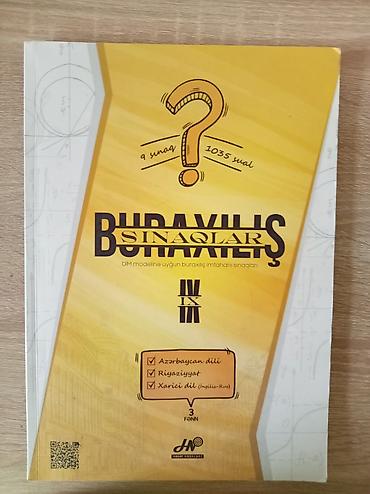 Məhsul: “Buraxılış Sınaqlar” – IX sinif üçün (3 fənn) Təsvir: - DİM lalafo.az -da Məhsul: “Buraxılış Sınaqlar” – IX sinif üçün (3 fənn) Təsvir: - DİM