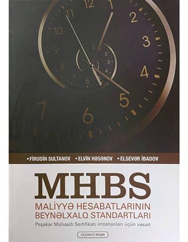 Kitablar, jurnallar, CD, DVD: Maliyyə Hesabatlatının Beynəlxalq Standartları MHBS (PMS) kitabının