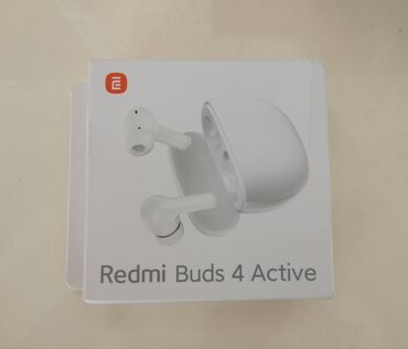 xiaomi redmi 8 kabrolari: Bluetooth Qulaqlıq "Xiaomi Redmi Buds 4 Active" - Rəng: ağ - Suya