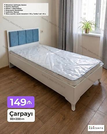 Çarpayı – 90×200 sm - Mexanizm: Açılmayan, bazasız - Sıyırma