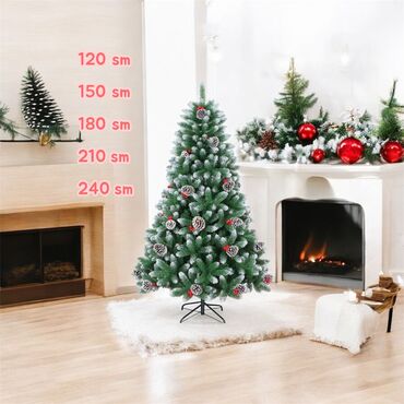 Yeni il ağacları: Yolkalar 60-300sm Hər qiymete var whatsappdan yazin olcusun ve — 7