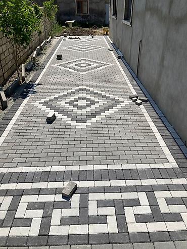 Beton plitələr: Rəngli səki daşları – zavod istehsalı - İkiqat qatlı vibropress — 42